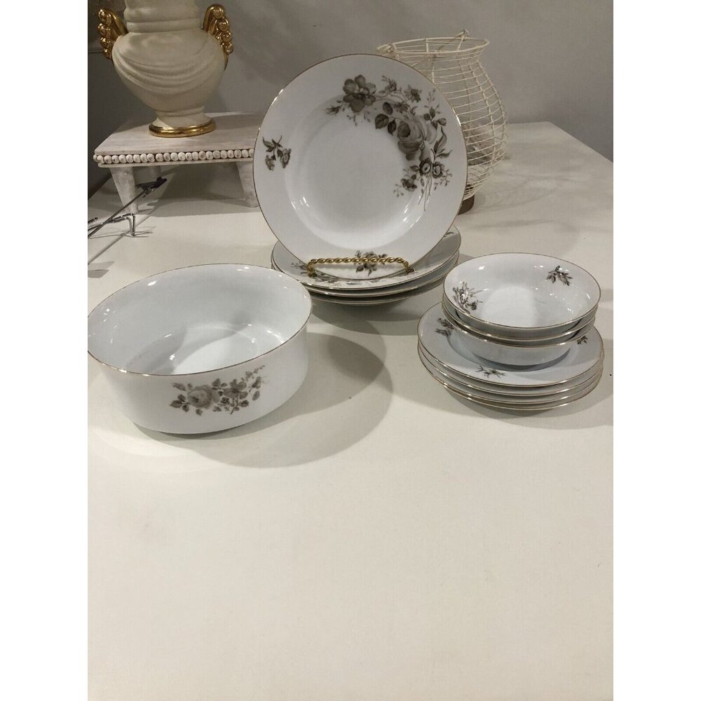 Johann Haviland Bavaria Germany Twilight Rose China This Beautiful Set